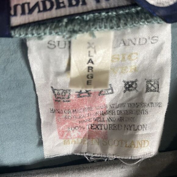 Vintage Sunderland of Scotland golf Pullover XL Men V Neck Pockets windbreaker - Picture 4 of 9